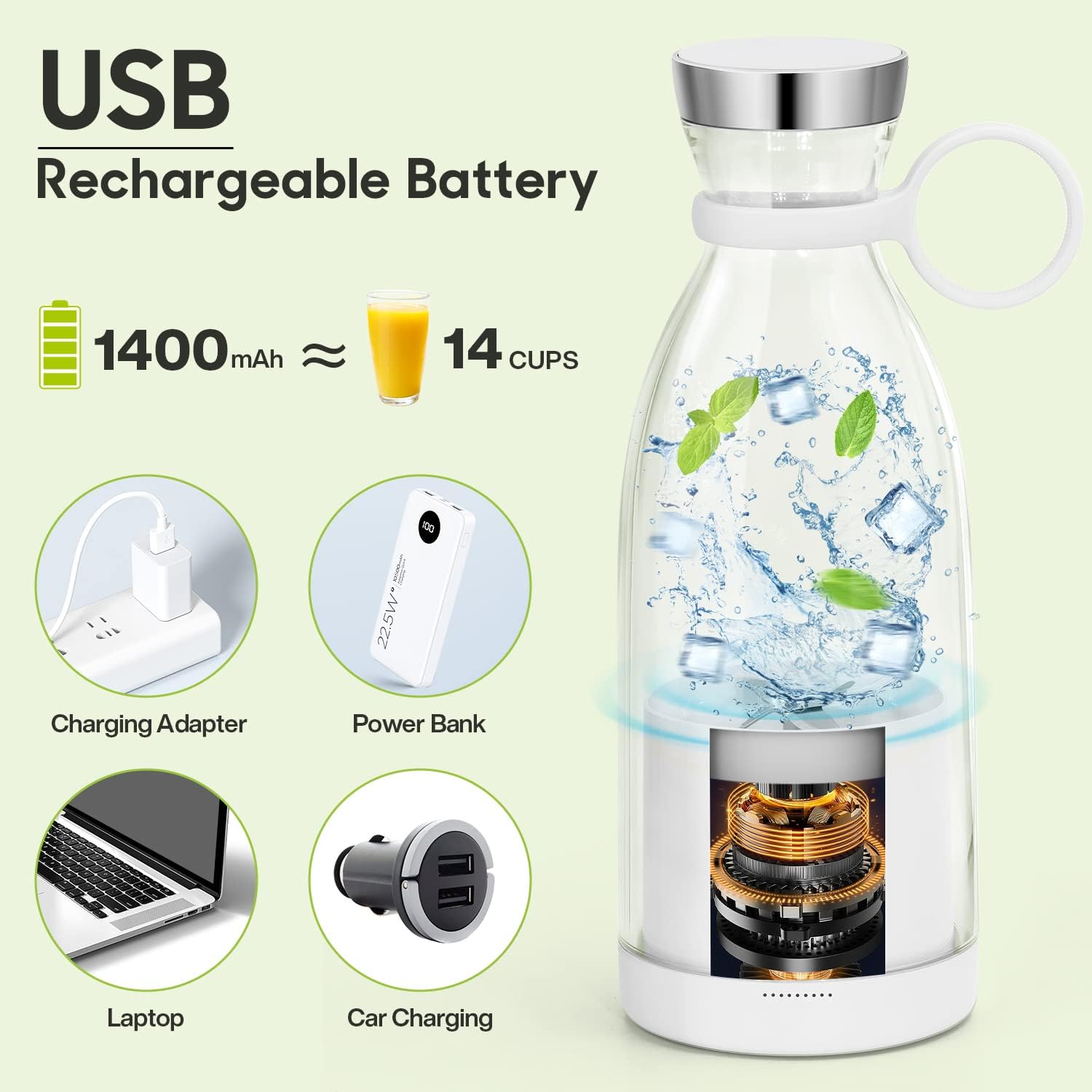 Portable Blender Bottle